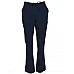 Ladies Semi-Elastic Waist Tie Solid Colour Scrub Pants M9720