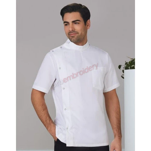 Men's Stud Front Short Sleeve Jacket M7636