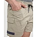 Unisex cotton stretch drill cuffed work shorts - WP29