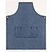 East Village Denim Bib Apron Ap09