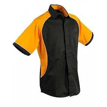 Men's Arena Tri-Colour Contrast Shirt Bs15