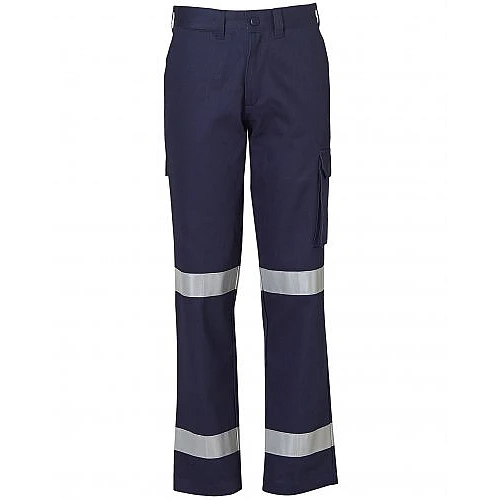 Ladies' Heavy Cotton Drill Cargo Pants With Biomotion 3M Tapes Wp15hv