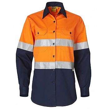 Ladies Long Sleeve Safety Shirt  Sw65