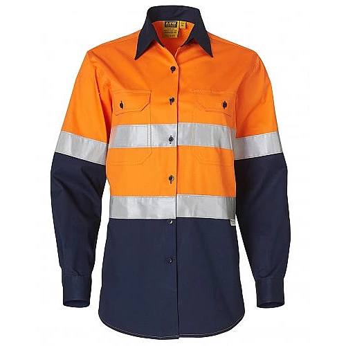 Ladies Long Sleeve Safety Shirt  Sw65