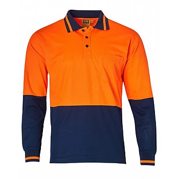 Long Sleeve Safety Polo Sw11