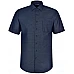 Ascot Mens Short Sleeve Dot Jacquard Stretch Shirt M7400s