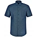 Ascot Mens Short Sleeve Dot Jacquard Stretch Shirt M7400s