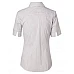 Women's Ticking Stripe Short Sleeve Shirt M8200s