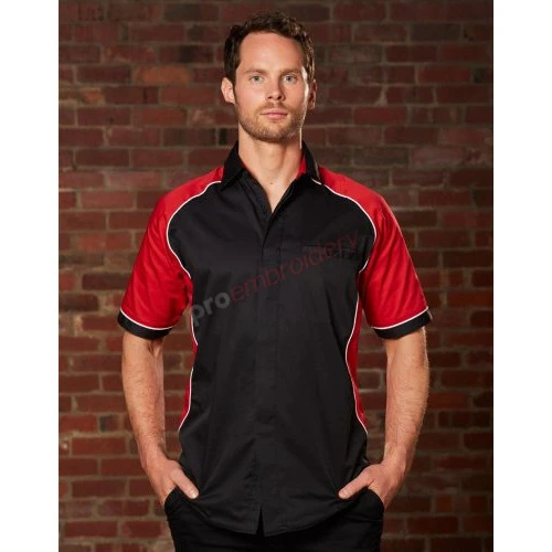 Men's Arena Tri-Colour Contrast Shirt Bs15 Men's Arena Tri-Colour Contrast Shirt Bs15