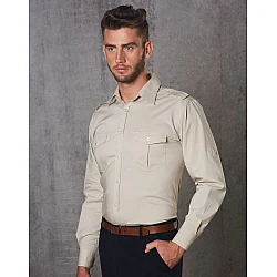 Men's Long Sleeve Military Shirt M7912 Men's Long Sleeve Military Shirt M7912