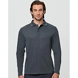 Men's Lucky Bamboo Long Sleeve Polo Ps89