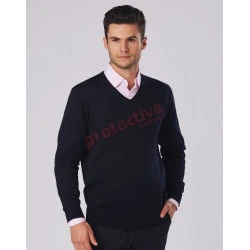 Men's V-Neck Long Sleeves Jumper M9502 Men's V-Neck Long Sleeves Jumper M9502