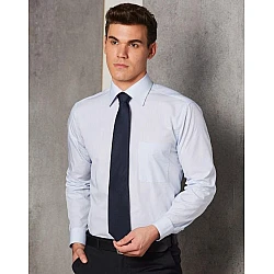 Men’s Mini Check Premium Cotton Long Sleeve Shirt M7362