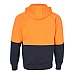 Hi Vis Two Tone Fleece Zipper Hoodie