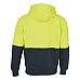 Hi Vis Two Tone Fleece Zipper Hoodie