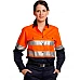 Ladies Long Sleeve Safety Shirt  Sw65