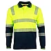 Unisex Truedry Biomotion Segmented LS Safety Polo SW74