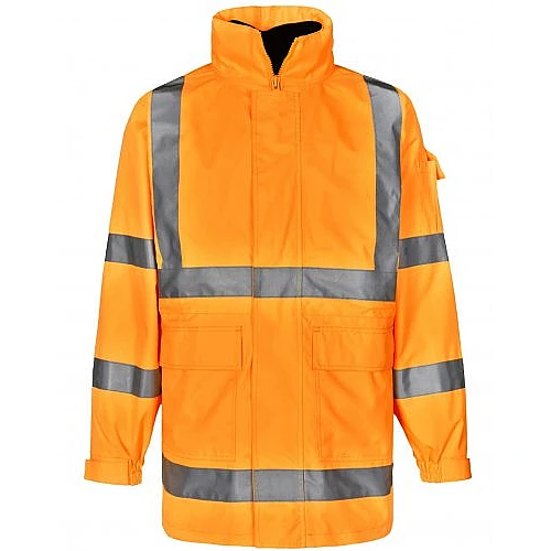 Unisex Vic Rail Hi Vis Safety Jacket Unisex Vic Rail Hi Vis Safety Jacket