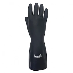 Neoprene Chemical Resistant Gloves 330mm Black Flocklined