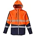 Unisex 2 In 1 Stretch Softshell Taped Jacket Zj453