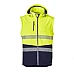 Unisex 2 In 1 Stretch Softshell Taped Jacket Zj453