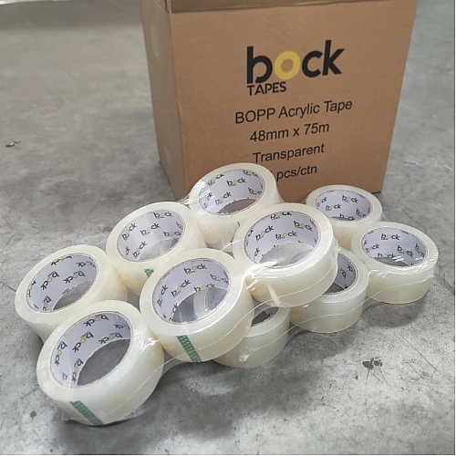Custom Printed Packing Tape – BOCK TAPES Acrylic Glue