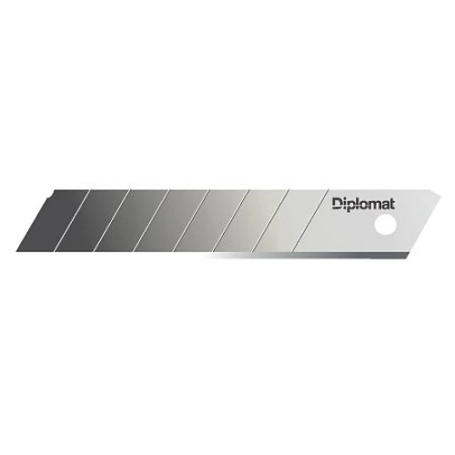 Diplomat 18mm Extra Heavy Duty Snap Cutter Blade Tube Of 8 Diplomat 18mm Extra Heavy Duty Snap Cutter Blade Tube Of 8