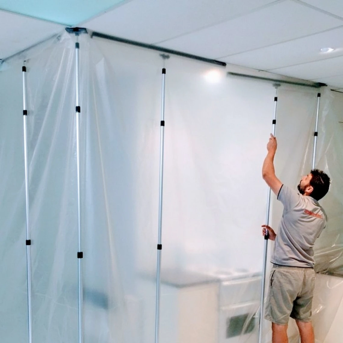 Extender Wall Dust Containment System for Renovation Projects! Extender Wall Dust Containment System for Renovation Projects!