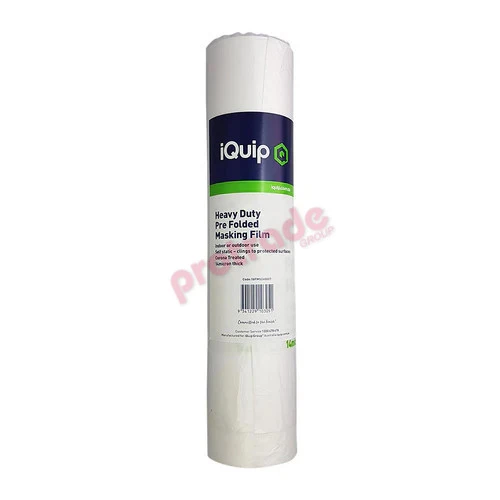 iQuip Heavy Duty Pre Folded Plastic Masking Film