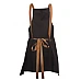 Changeable Pu Cross Back Apron Strap