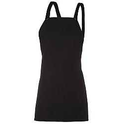 Cross Back Bib Canvas Apron - Without Strap