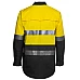 Hi Vis Long Sleeve Shirt With Reflective Tape