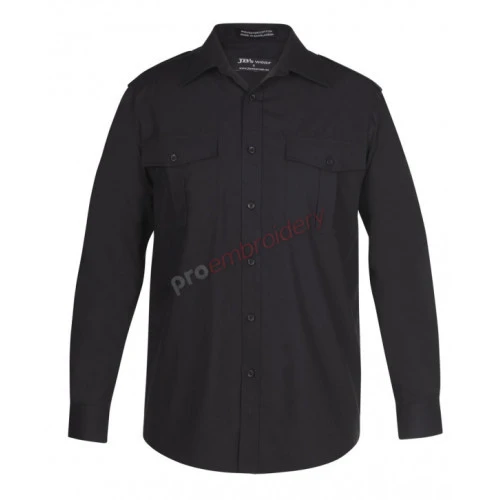 Epaulette Shirt L/S – Classic Fit, Poly/Cotton Blend