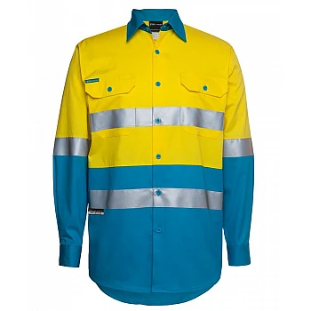Hi Vis Long Sleeve Shirt With Reflective Tape