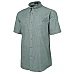 Green Stitch Short Sleeve Button Shirt