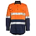 Hi Vis Long Sleeve Day & Night 190g Close Front Shirt