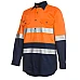 Hi Vis Long Sleeve Day & Night 190g Close Front Shirt