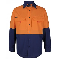Hi Vis Ripstop L/S Fishing Shirt Hi Vis Ripstop L/S Fishing Shirt