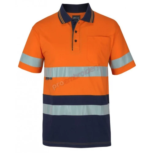 Hi Vis (Day & Night) Short Sleeves Cotton Polo