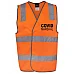 Custom Vests Marshal Velcro Hi Vis Safety Vest