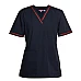 Ladies Contrast Scrub Top