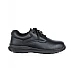 Microfibre Lace Up Steel Toe Shoe Black