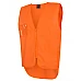 Hi Vis Zip Drop Tail Safety Vest