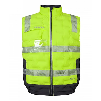JB's Wear Hi-Vis Graphene Puffer Vest - Day/Night