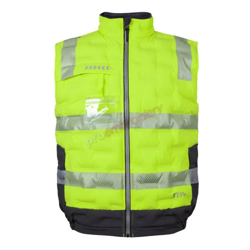 JB's Wear Hi-Vis Graphene Puffer Vest - Day/Night