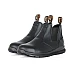 Microfiber Safety Elastic Sided Black Boot