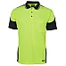 Hi Vis Polo Shirt Coloured Sleeves 