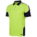 Hi Vis Polo Shirt Coloured Sleeves 