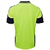 Hi Vis Polo Shirt Coloured Sleeves 