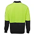 JB's Hi Vis Fleecy Sweat With Half Zip